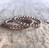 Rose Gold Bead Ring