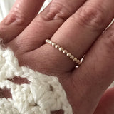 Gold Bead Ring