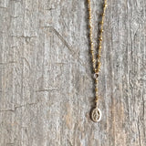 Gold Rosary Necklace