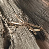 Gold Ocean Waves<br>Bangle Bracelet