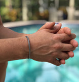Men's Slanted Open Cuff Bracelet