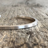 Men's Square Open Cuff Bracelet
