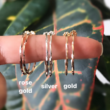 Twisted Hoop Earrings