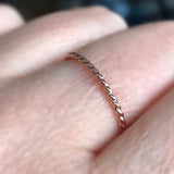 Rose Gold Twist Ring