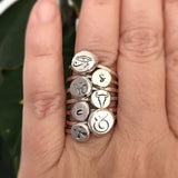 Sterling Silver Texas Longhorns Ring