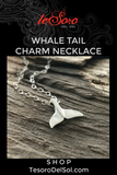 Sterling Silver Whale Tail Necklace