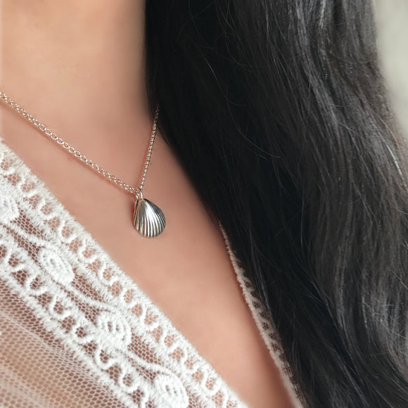 Sterling Silver Seashell Necklace