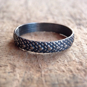 Antique Silver Mermaid Ring