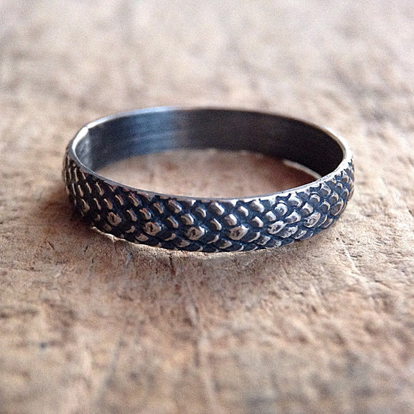 Antique Silver Mermaid Ring