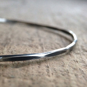Antique Silver Marquis<br>Bangle Bracelet