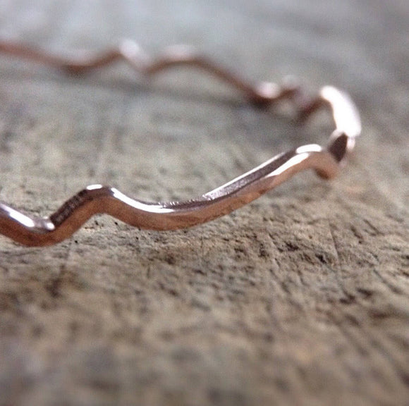 Rose Gold Moroccan<br>Bangle Bracelet