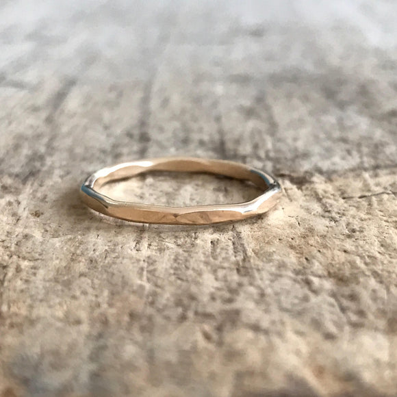 Gold Marquis Stacking Ring