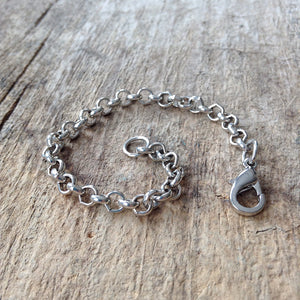 Rhodium Plated Necklace Chain Extender - TesoroDelSol