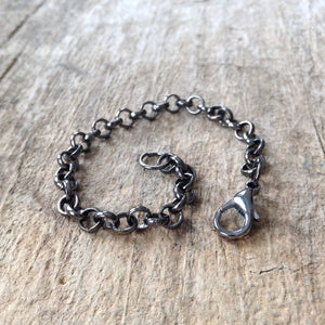 Gunmetal Necklace Chain Extender - TesoroDelSol