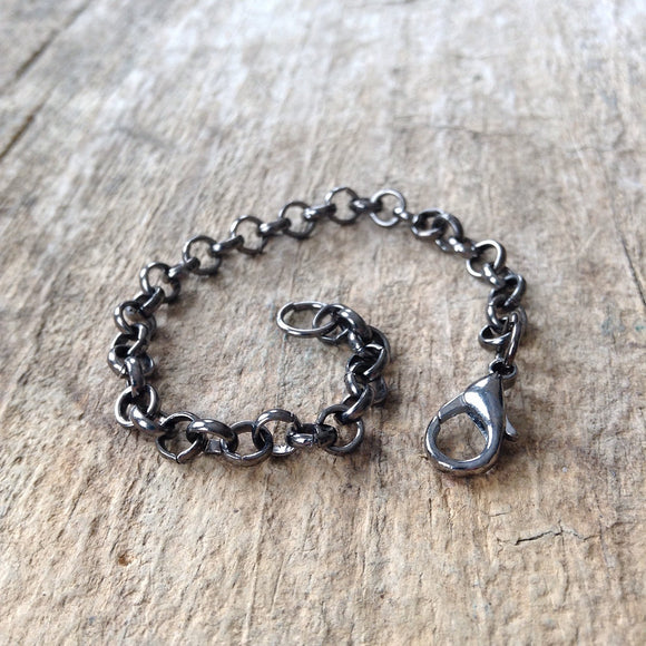 Gunmetal Necklace Chain Extender - TesoroDelSol