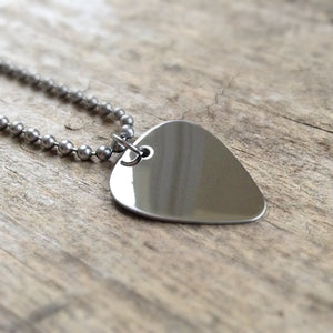 Men's Boho Guitar Pick Necklace