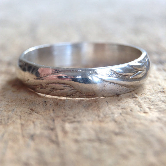 Sterling Silver Flourish Ring