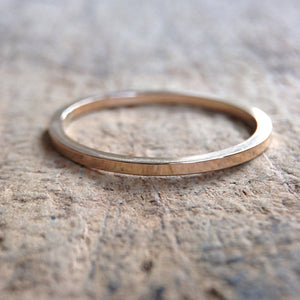 Gold Square Ring