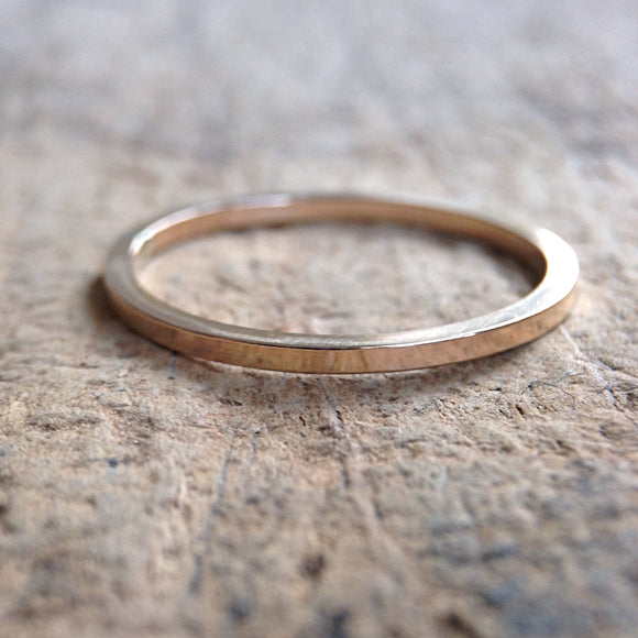 Gold Square Ring