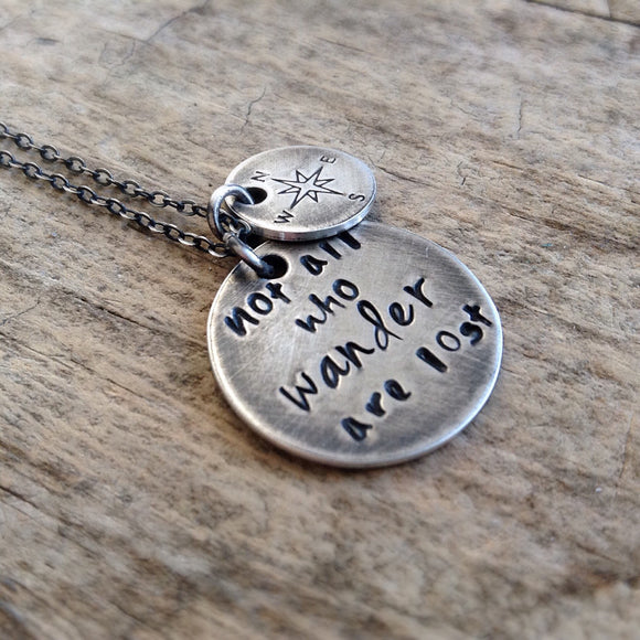 Oxidized Finish Wanderlust Necklace - TesoroDelSol