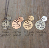 Rose Gold Wanderlust Necklace