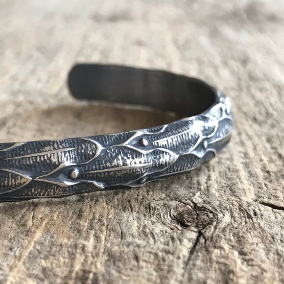 Men's Reptile Open Cuff Bracelet
