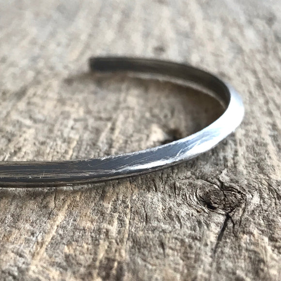 Men's Pyramid Open Cuff Bracelet