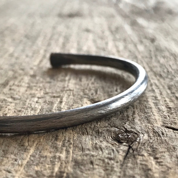 Men's Round Open Cuff Bracelet