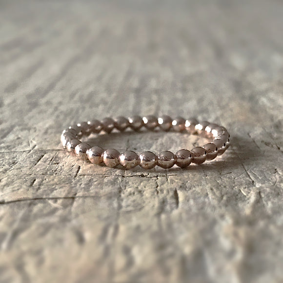 Rose Gold Bead Ring